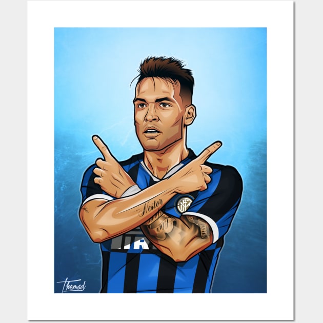 LAUTARO MARTINEZ COMICS Wall Art by Jey13